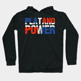 Platano Power Dominican Republic Flag Hoodie